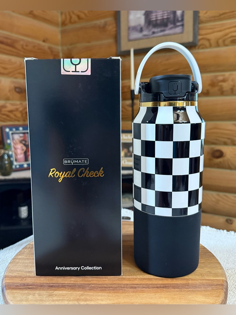 ROYAL CHECK Brumate Anniversary 35oz Rise Water Bottle